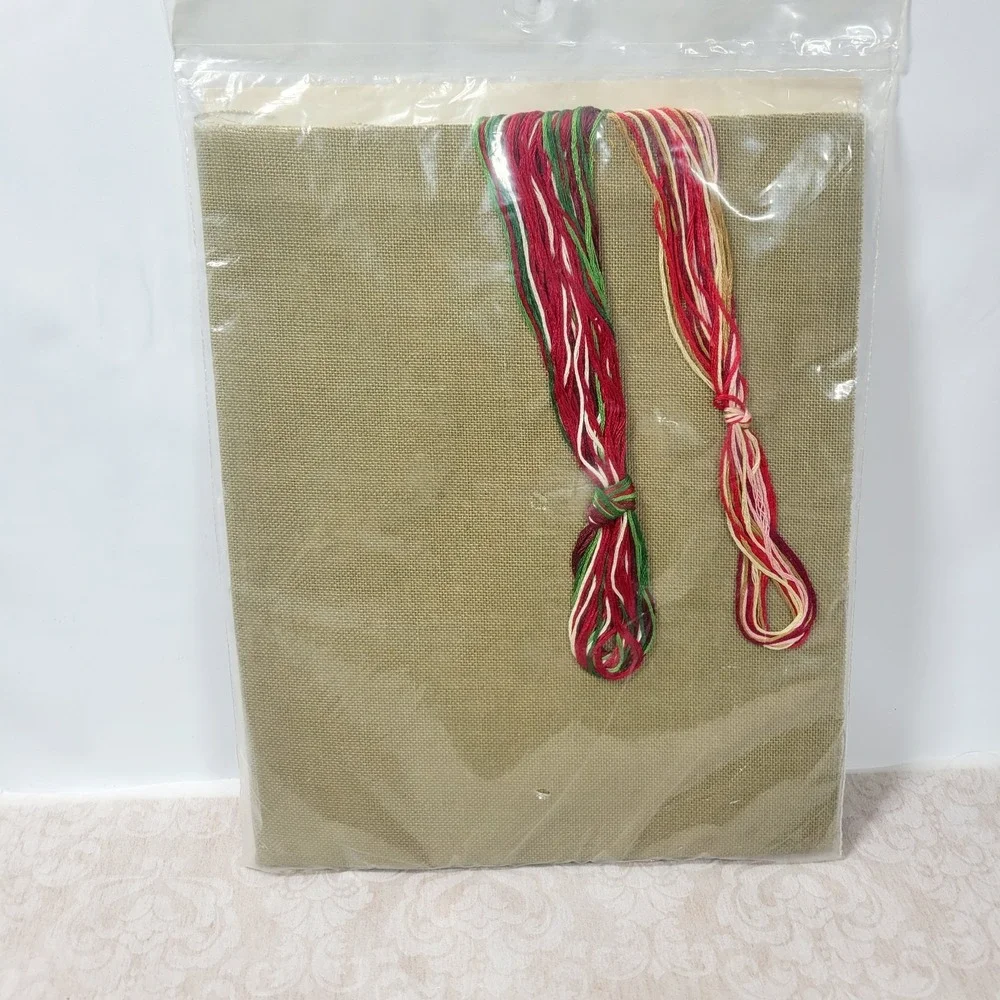 Janlynn Christmas Cross Stitch Kit NOEL Vtg 1990 New Sealed 92-08